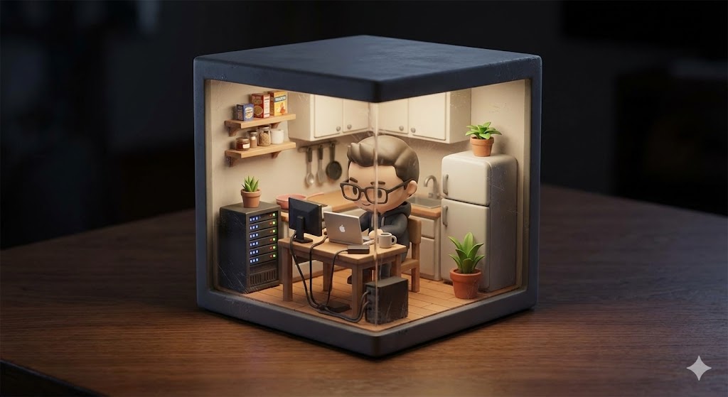 Create an Isometric 3D Chibi Cube Diorama
