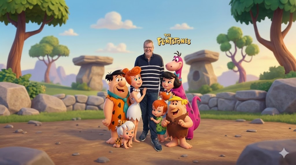 Create an Image with the Flintstones